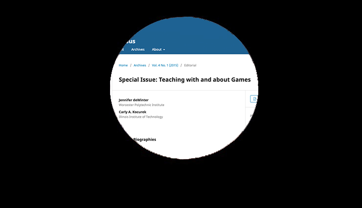 Publication: Video Games as a New Form of Interactive Literature